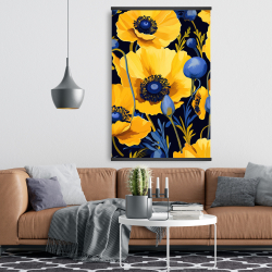 Magnétique 28 x 42 - Jaune et bleu