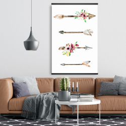 Magnetic 28 x 42 - Arrowheads and flowers
