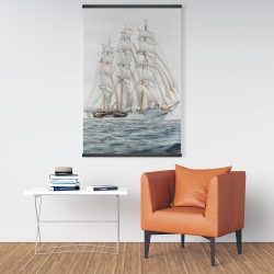 Magnetic 28 x 42 - Ship by a cloudy day