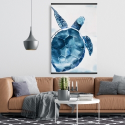 Magnétique 28 x 42 - Tortue bleu