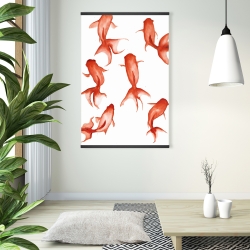 Magnétique 28 x 42 - Petits poissons rouge