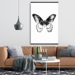 Magnétique 28 x 42 - Papillon noir