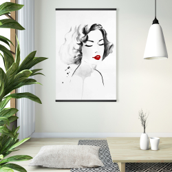 Magnetic 28 x 42 - Watercolor woman