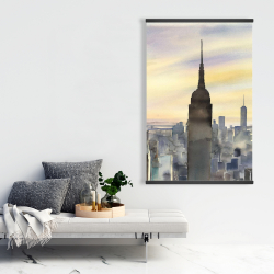 Magnétique 28 x 42 - Couché de soleil sur new-york
