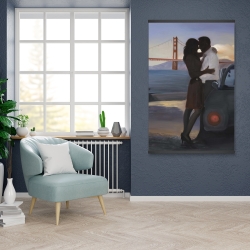 Magnetic 28 x 42 - A loving couple in san francisco