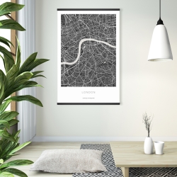 Magnetic 28 x 42 - Graphic map of london