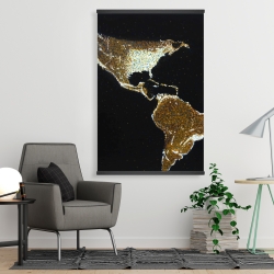 Magnetic 28 x 42 - American continent at night