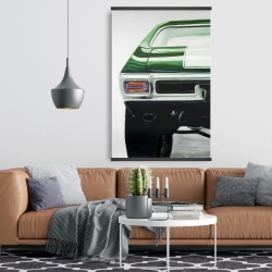 Magnétique 28 x 42 - Voiture classique vert forêt 