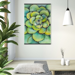 Magnétique 28 x 42 - Succulent à l'aquarelle
