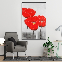 Magnetic 28 x 42 - Three poppies