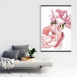 Magnétique 28 x 42 - Deux roses en aquarelle