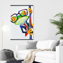 Magnetic 28 x 42 - Funny frog with glasses