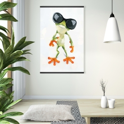 Magnetic 28 x 42 - Funny frog with sunglasses