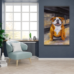 Magnétique 28 x 42 - Bouledogue souriant