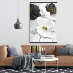 Magnétique 28 x 42 - Assortiments de fleurs blanches