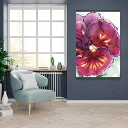Magnetic 28 x 42 - Blossoming orchid with wavy petals