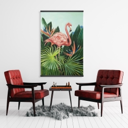 Magnetic 28 x 42 - Tropical flamingo