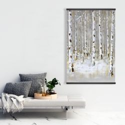 Magnetic 28 x 42 - Birch forest by winter