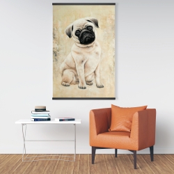 Magnetic 28 x 42 - Small pug dog