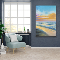 Magnétique 28 x 42 - Coucher de soleil tropical à couper le souffle