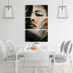 Canvas 24 x 36 - Abstract woman portrait