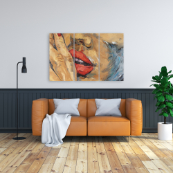 Toile 24 x 36 - Plan rapproché d'une bouche