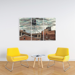 Canvas 24 x 36 - Water tower in williamsburg