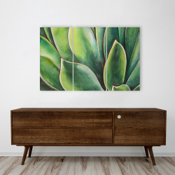 Toile 24 x 36 - Plante d'agave à l'aquarelle
