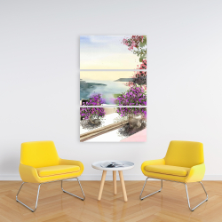 Toile 24 x 36 - Vue sur la mer méditerranée