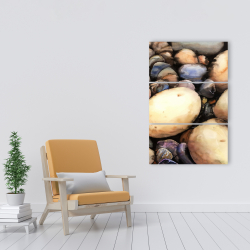Toile 24 x 36 - Cailloux de plage