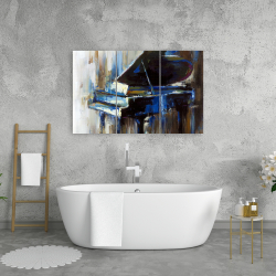 Canvas 24 x 36 - Abstract grand piano