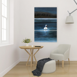 Toile 24 x 36 - Magnifique cygne