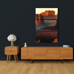 Canvas 24 x 36 - Monument valley tribal park in arizona