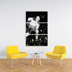 Toile 24 x 36 - Joueur de hockey à l'action