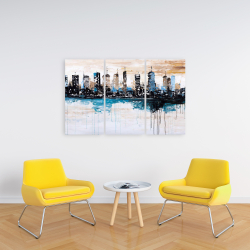 Canvas 24 x 36 - Buildings on the horizon