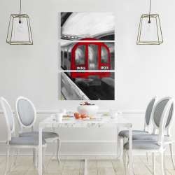 Canvas 24 x 36 - Waiting subway