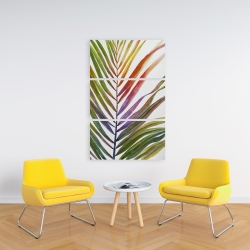 Canvas 24 x 36 - Watercolor tropical palm leave