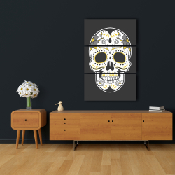 Canvas 24 x 36 - Mexican sugar skull art