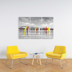 Canvas 24 x 36 - Sailing on the lake