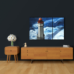 Canvas 24 x 36 - The headlight of jument