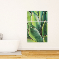 Canvas 24 x 36 - Watercolor agave plant