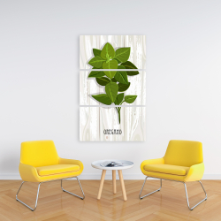 Toile 24 x 36 - Origan sur bois