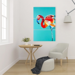 Canvas 24 x 36 - Abstract flamingo