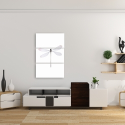 Toile 24 x 36 - Libéllule minimaliste
