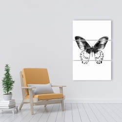 Toile 24 x 36 - Papillon noir