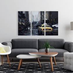 Canvas 24 x 36 - New york in the dark