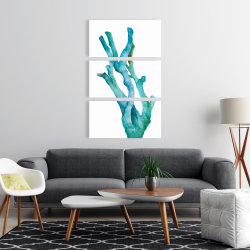 Canvas 24 x 36 - Small watercolor sea coral
