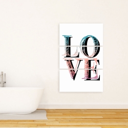 Canvas 24 x 36 - Colorful love