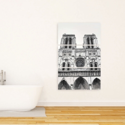 Canvas 24 x 36 - Notre-dame de paris cathedral