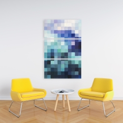 Toile 24 x 36 - Paysage pixelisé